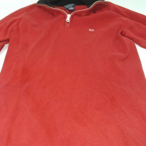 Polo Jeans Co. red quarter zip sweatshirt